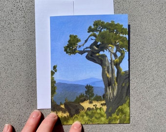 Juniper in the Cascade Siskiyou Notecard