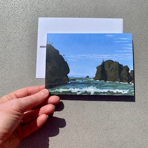 Altocumulus Undulatus Clouds at the Oregon Coast Notecard