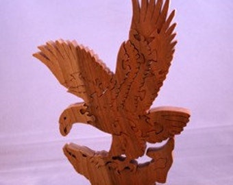 Eagle, wooden animal puzzle