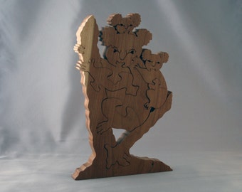 Koala Family, wooden animal puzzle