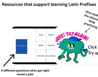 Latin Prefixes to support reading and spelling assessment/game