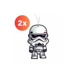 2x Stormtrooper Air Freshener Car Fragrance Tuning Star Wars Air Freshener 4th May Darth Vader Car Air Scent