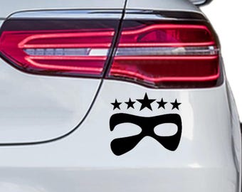 Galatasaray Osimhen Mask 5 Yildiz Pegatina Champion Master Pegatina para el Coche Estambul Türkiye Türkiye