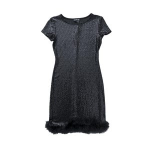 Feather Hem Dress - Etsy