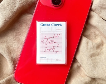 Bibliothekskarte Handygriff |Guest Check MagSafe Griff | Kindle Griffe | Handyhalter |  Kobo Griffe | Kindle Zubehör|Kindle Sticker|Geschenk für Sie