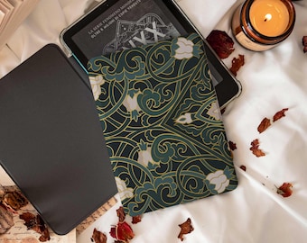 Classical vine pattern cover Kindle case, Kindle Case 2024, Paperwhite 11th gen, Kobo Clara Case, Kindle Colorsoft Case, Kindle Oasis case