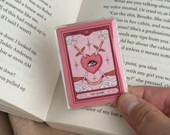 Pink Tarot Cards Phone Grip |Book lover Magsafe grip| Kindle Grips| Phone Holder|  Kobo Grips | Kindle Accessory|Kindle Sticker|Gift for her