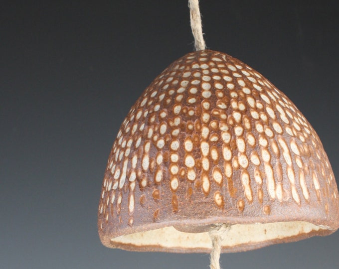 Wind Chime. Dinner Bell, Ceramic Garden Art Gift. Indoor or Outdoor