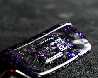 Forged Carbon Fiber Steering Wheel Center Badge for S-Line, S, Handcrafted