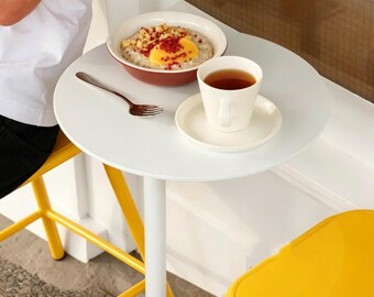Multi Use Wall Mounted Table Commercial Grade Floating Cocktail Table for Bar Cafe and Lounge