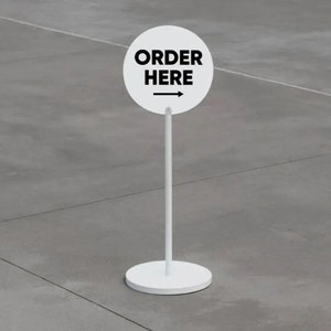Writable Sign Hand Writable Standing Signage Arrow Directional Indicators,guide Sign ...
