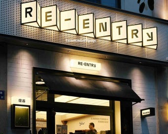 Double-Sided LED Light Box for Retail Stores - Waterproof Exterior Sign with Metal Frame