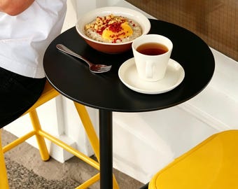 Commercial Wall Mounted Cafe Table | Bistro Table for Restaurants | Space Saving Solution