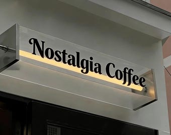 Custom Size Round LED Light Box Sign - Illuminated Branding Sign for Shops, Cafes & Businesses, Wall-Mounted Decor