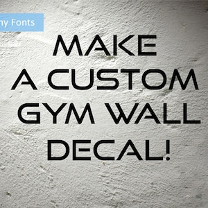 Gym Wall Decal, Fitness Decor, Basement Workout Room Sticker, Home Gym Motivational Wall Quote, Wall Stickers Canada