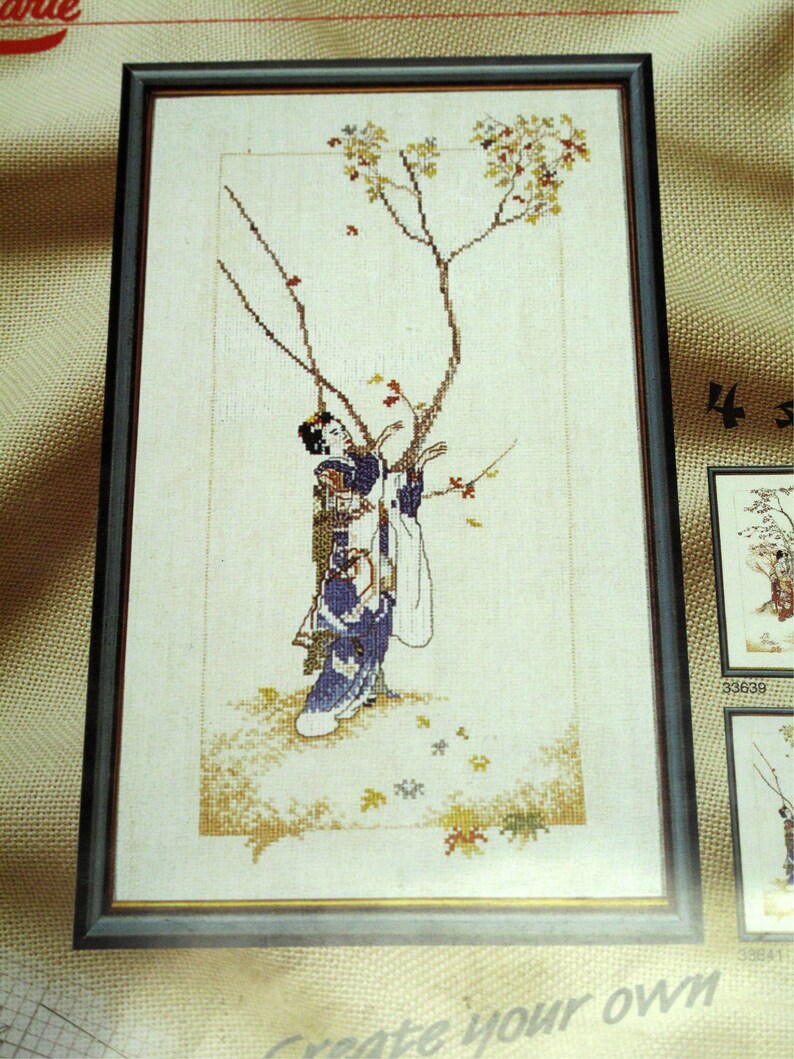 Oriental Four Seasons Counted Cross Stitch Kits Rare Lanarte | Etsy