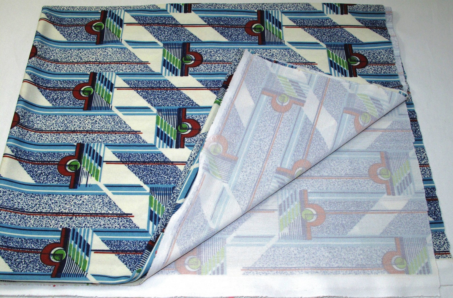 Vintage Art Deco Fabric Bretmar Knit Sewing 1960's Etsy