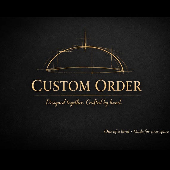 Custom Order Lighting – Bespoke Handmade Chandelier & Pendant Light, Personalized Design for Your Space, Custom Wall Sconce