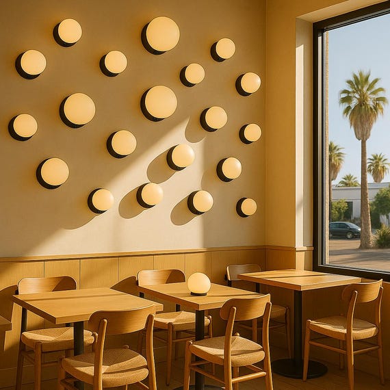 Opal Glass Globe Wall Lamp: Modern Sconce Light Fixture, Customizable Sizes