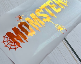 Momster, Momster Decal, Funny Mom Decal, Spooky Decal, Mom Decals For Car, Goth Decals,Alternative Decals, Halloween Decals