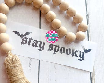 Stay Spooky, Goth Decal, Bats Decal, Spooky sticker, Goth Car Decal, Spooky Decal, Spooky Babe, Halloween Sticker, Stay Feral, Emo Decal