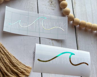 Ocean Wave Decal, Salty Wave, Wave Decal, Ocean Wave, Ocean Sticker, Salty Wave, Beach Wave Decal, Lake Decal, Wave Car Decal, Stay Salty
