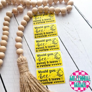 Leave a review Thermal Labels, love it leave a review, Small Business Packaging Stickers, Thermal Label Stickers, Shipping Stickers