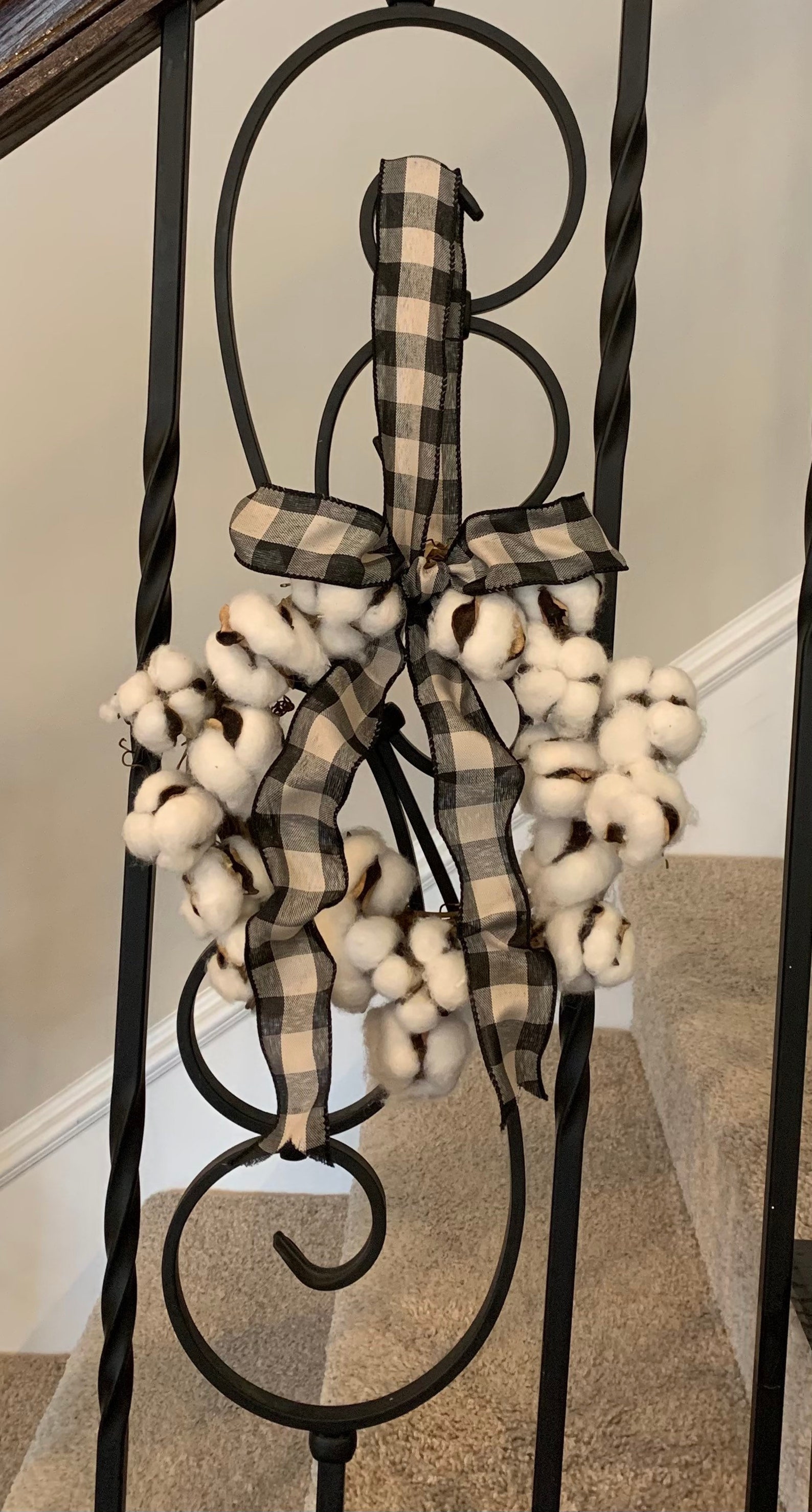 Armario de la granja corona de algodón corona de algodón | Etsy