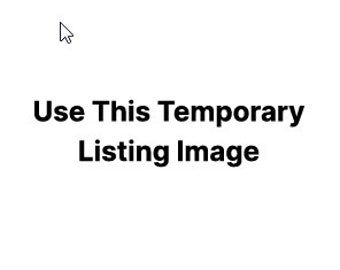 May include: A placeholder image for a product listing. The image is a white rectangle with the text "Use This Temporary Listing Image" in black.