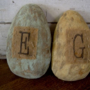 Primitive Easter Spring E-G-G-S eggs. Delicious image 2