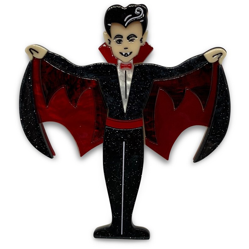 Ex Beaufriend Vampire Brooch by Lipstick /& Chrome