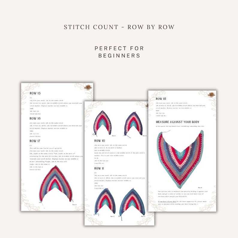 Crochet Tube Top Pattern, Summer Festival Ready, Corset DIY Crochet, Women's Fashion image 4