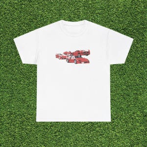 Ferrari F40 Retro Vintage Car Graphic Tee, Unisex Summer Comfort T-Shirt, Car Enthusiast Gift, Father's Day Gift, Vintage Car Y2k Shirt