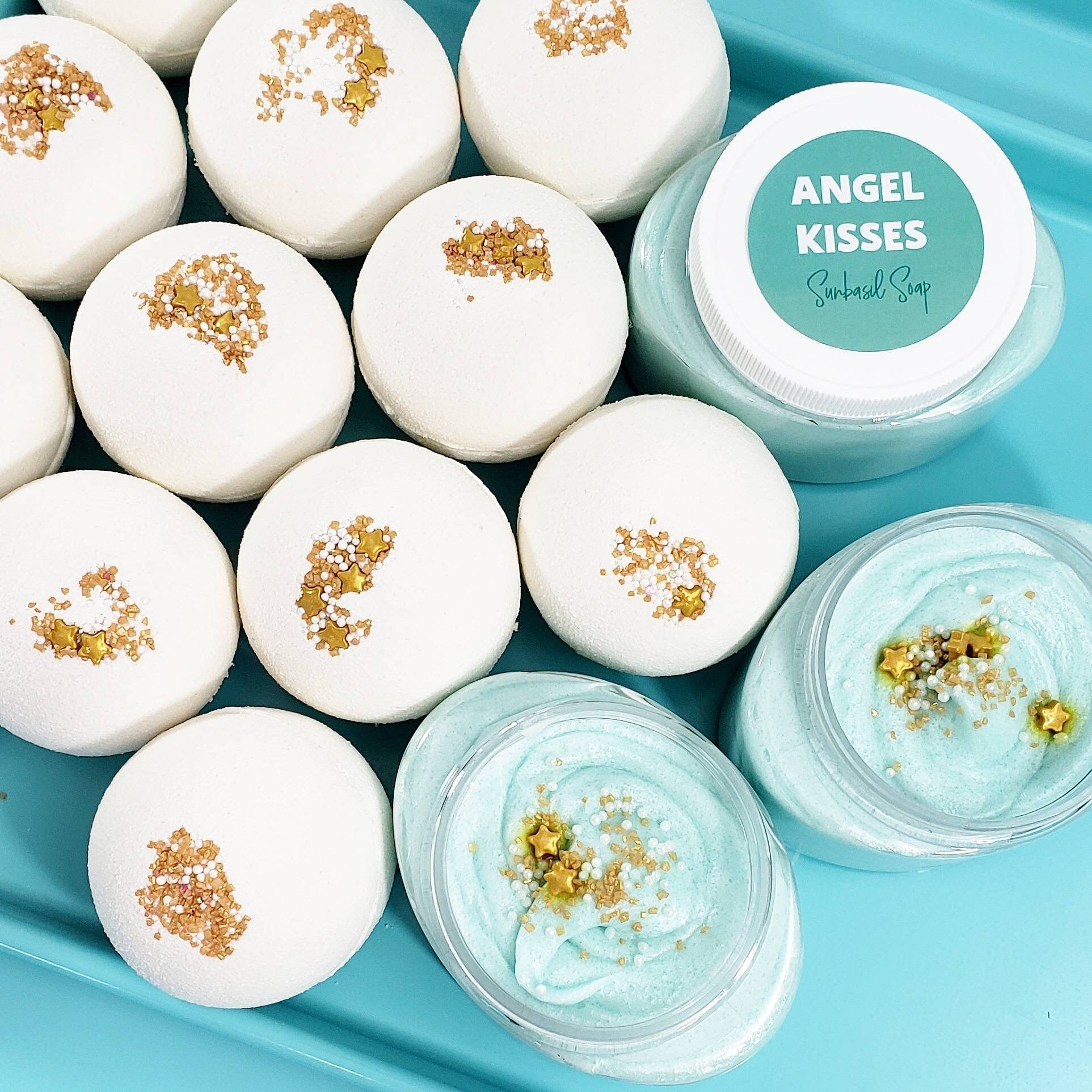 Sugar Scrub Gift Angel Kisses Sunbasilgarden Sugar Scrub Soap Etsy