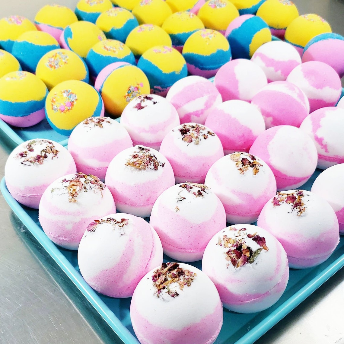 Bath Bomb gift for her bridal shower favors Rose Bath Bombs Etsy