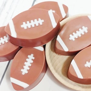 Football Soap Gifts for boys Gift ideas under 10 Football coach gift Natural Soap for him teen boy gift Football gifts for players Dad Kids image 1