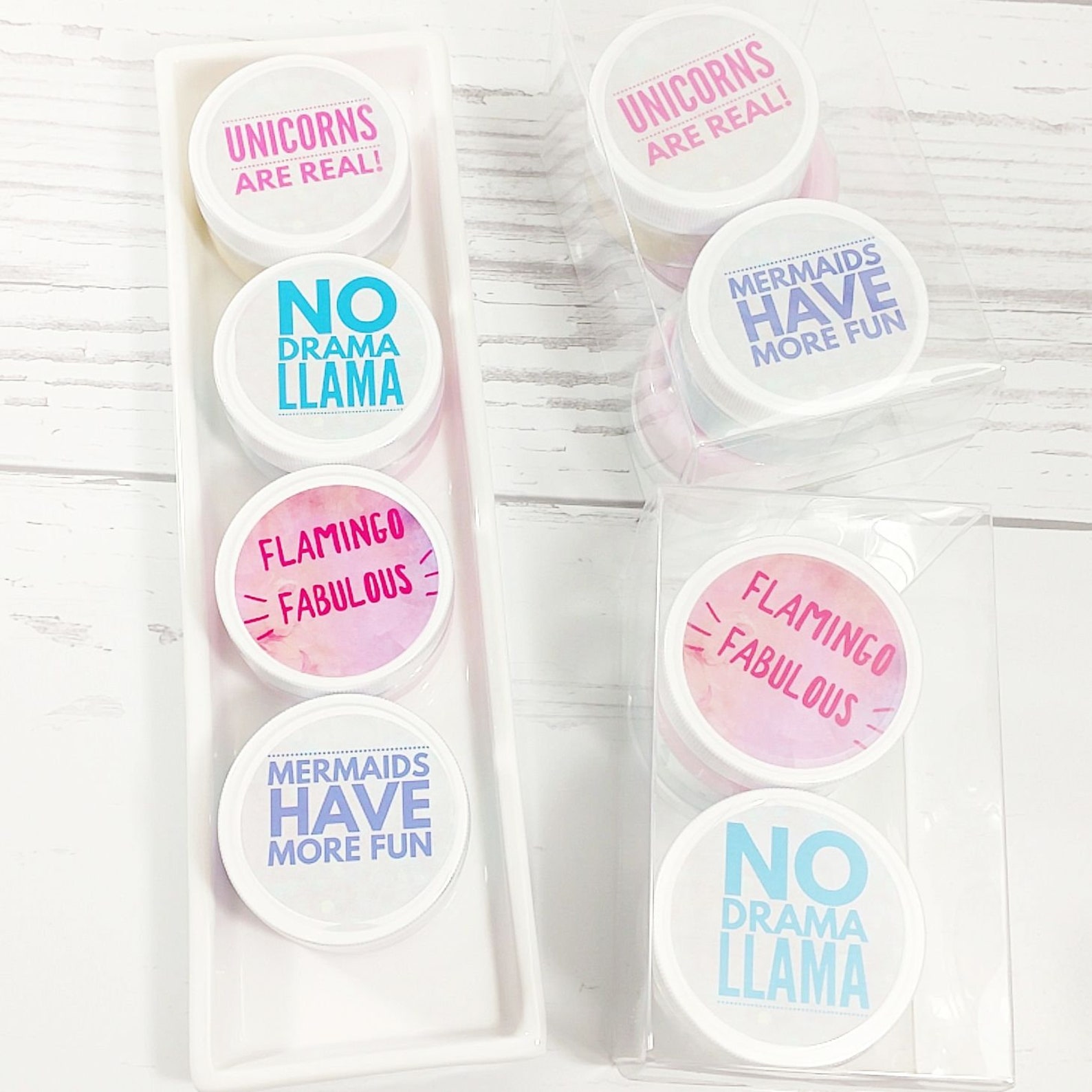 Body Butter Gift Set / Set of 4 / Magical Creatures / Whipped Etsy