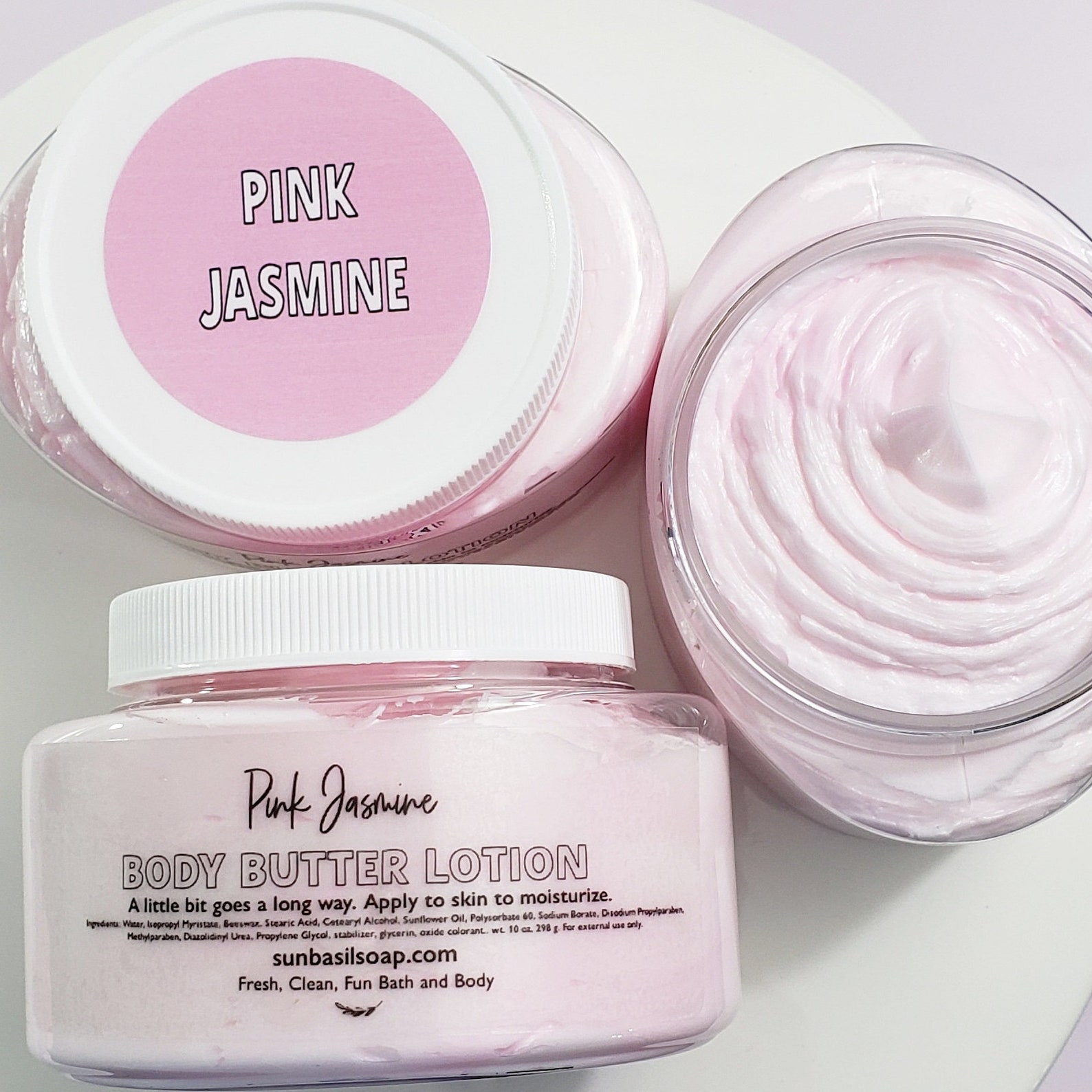 Pink Jasmine Body Butter. Body Cream. Jasmine Flower. Etsy