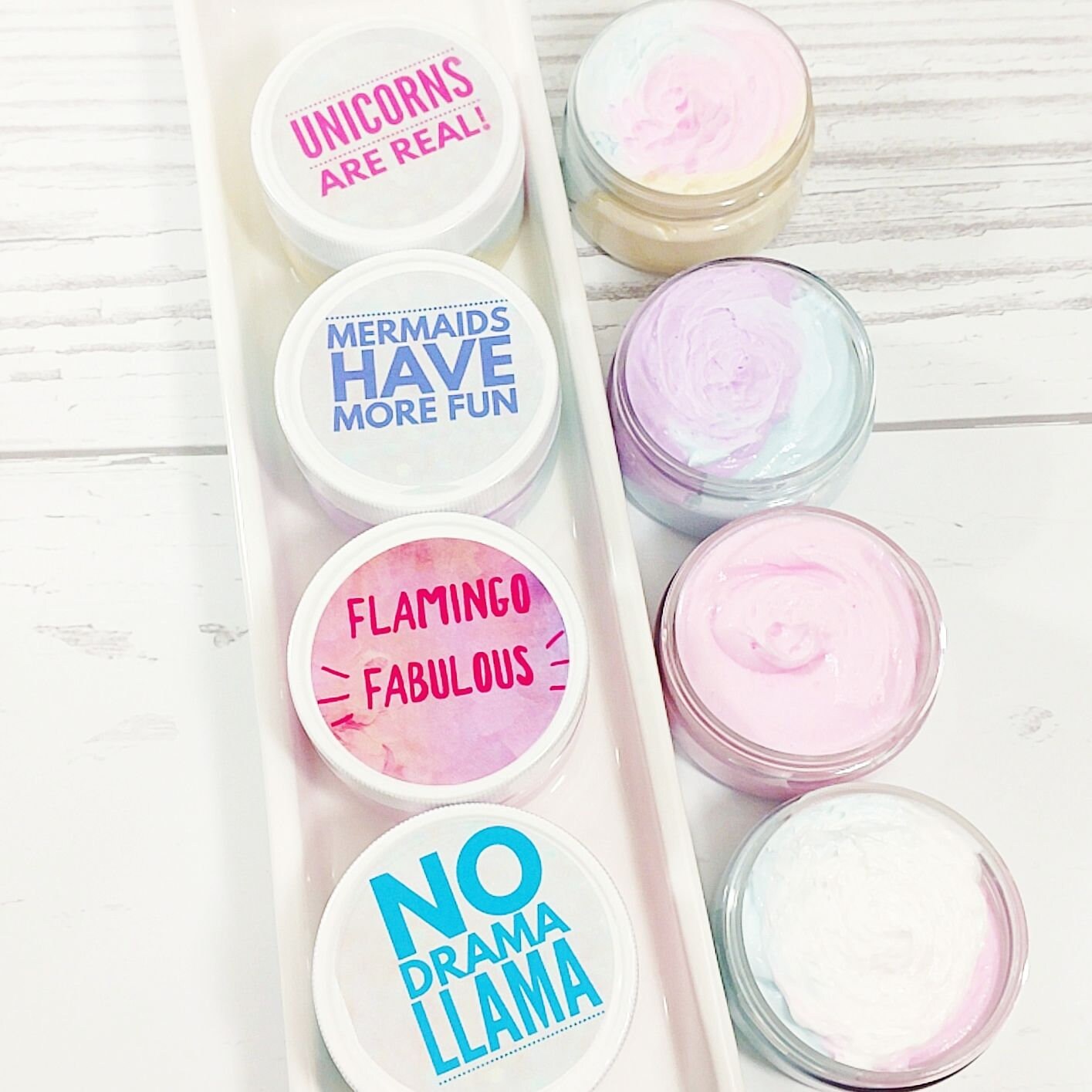 Body Butter Gift Set / Set of 4 / Magical Creatures / Whipped Etsy