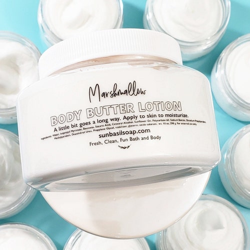 Whipped Body Butter. Body Butter Lotion. Marshmallow Whipped Etsy