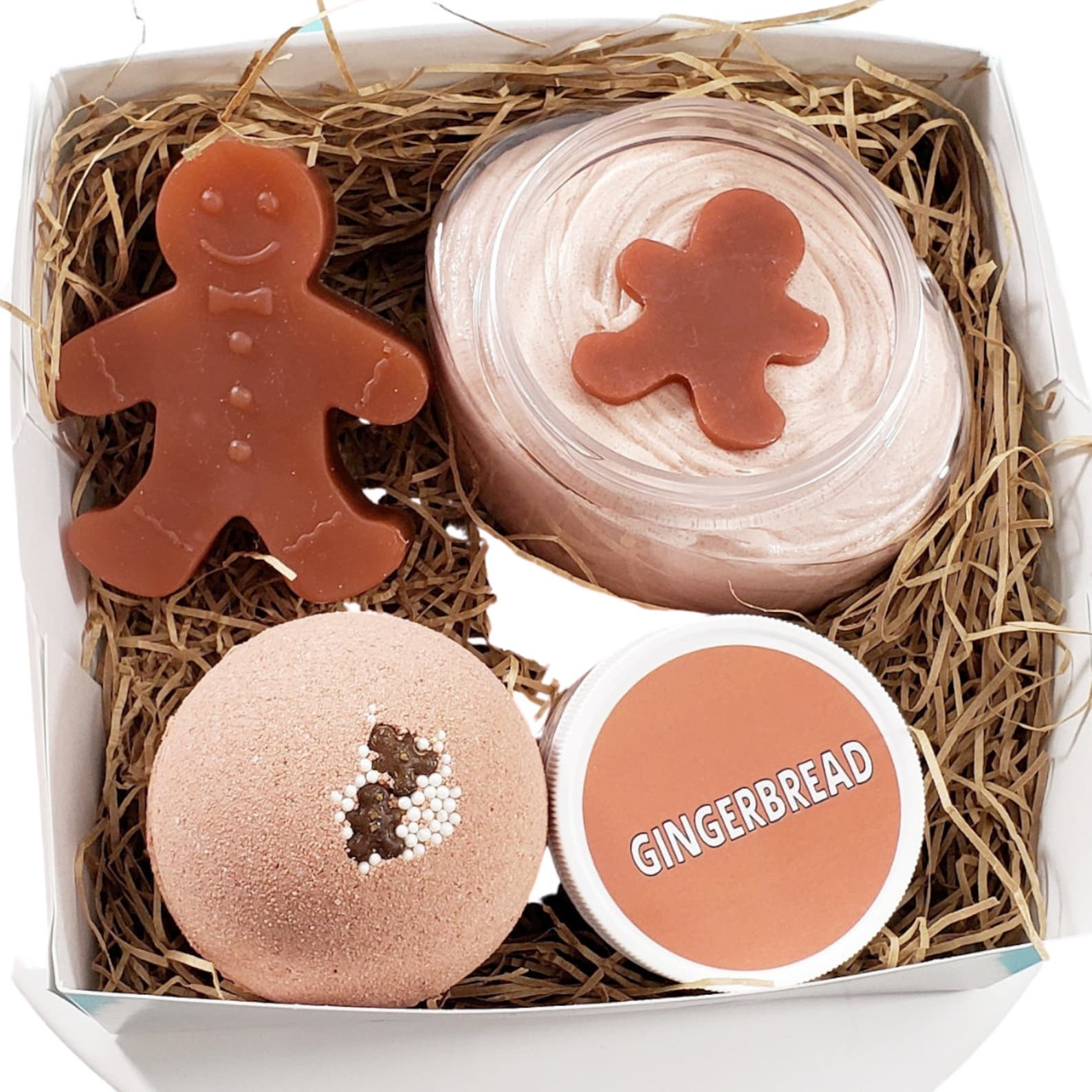 Holiday bath gift set. GINGERBREAD Boxed Christmas gift bath Etsy