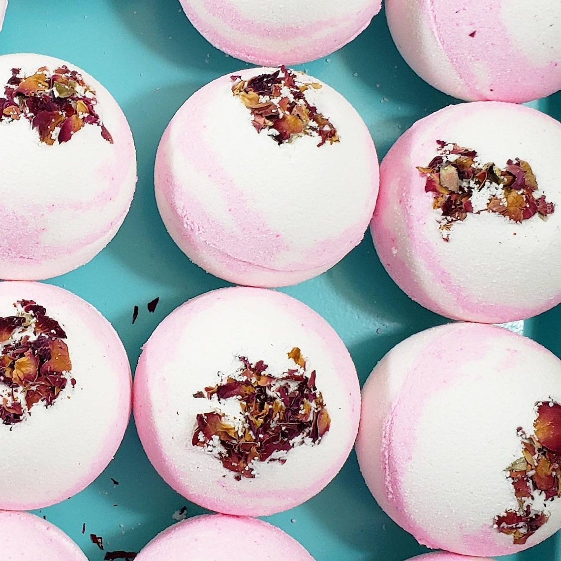 Bath Bomb gift for her bridal shower favors Rose Bath Bombs | Etsy
