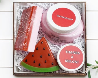 Thank You Gift Box / Appreciation Gift / Spa Gift Set / Watermelon / Thank You Gift Ideas / Ship A Gift / Friendship Gift / Thanks A Melon