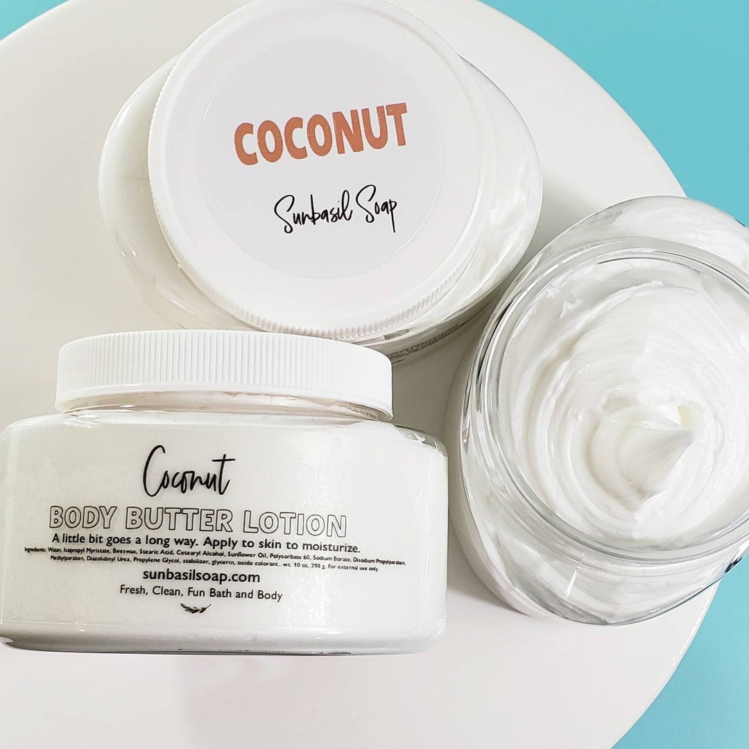 Whipped Body Butter Lotion. TOASTED COCONUT Body Butter. Thick Body