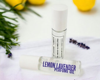Lemon Lavender Natural Perfume Oil / Mothers day gift idea / Roll on Perfume / Mom Gifts / Perfume for Her / Gift Women / New Mom Gift idea