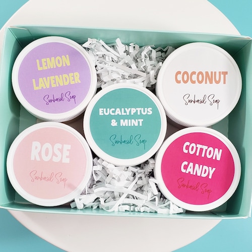 5 Whipped Body Butter Sampler Gift Set / Sunbasil Soap Best Etsy