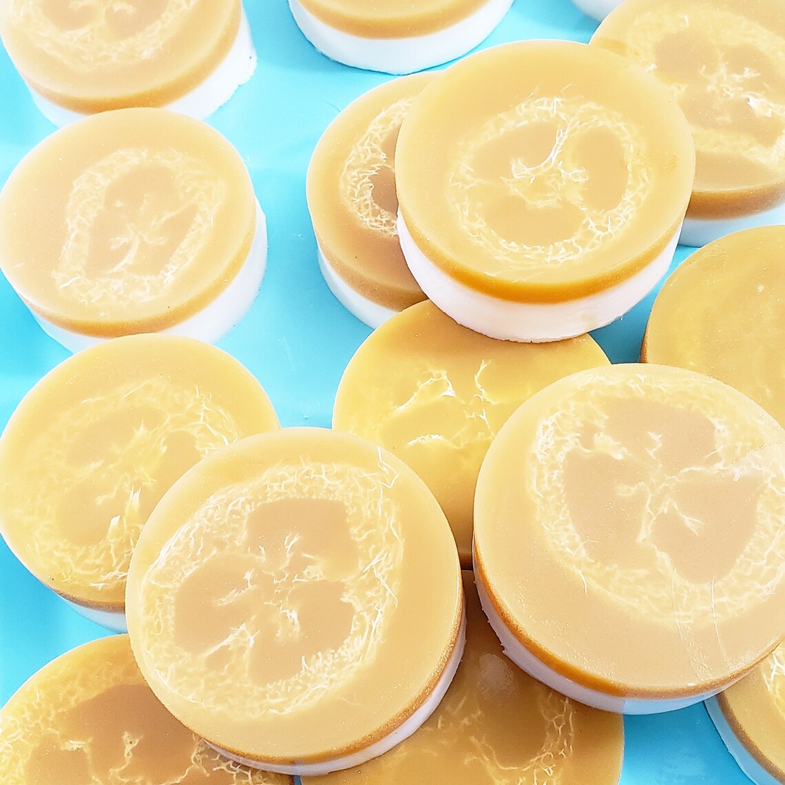 Loofah Soap. Exfoliating Natural Bar Soap. Honey Bunny Gentle Etsy