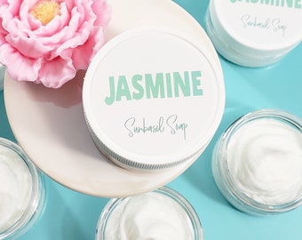 Dainty Jasmine Body Butter / Whipped Body Butter / Floral Whipped Butter / Feminine Bath and Body / Body Buttercream / Bridemaid Gift idea