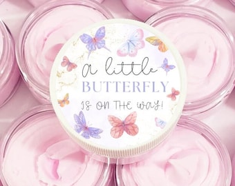 Butterfly Baby Shower Party Favor for Guests Girl Baby Shower Hand Cream Favors Butterfly Theme Birthday Favors Personalized Favor Pink