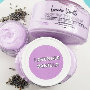 Lavender Whipped Body Butter Lotion. Stress Relief Gift for Her. Relaxation Gift. Best friend gift. Spa Gift. Handcream. Self Care Gift idea